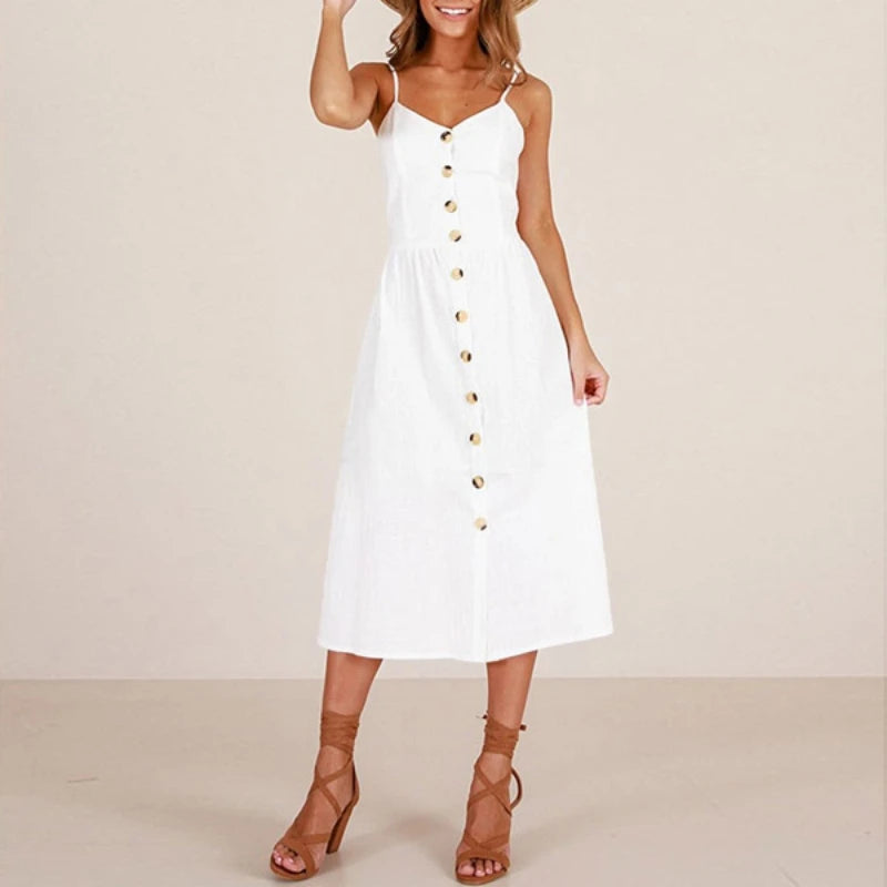 Sunshine Fashion Patchwork Beach Dress for Women