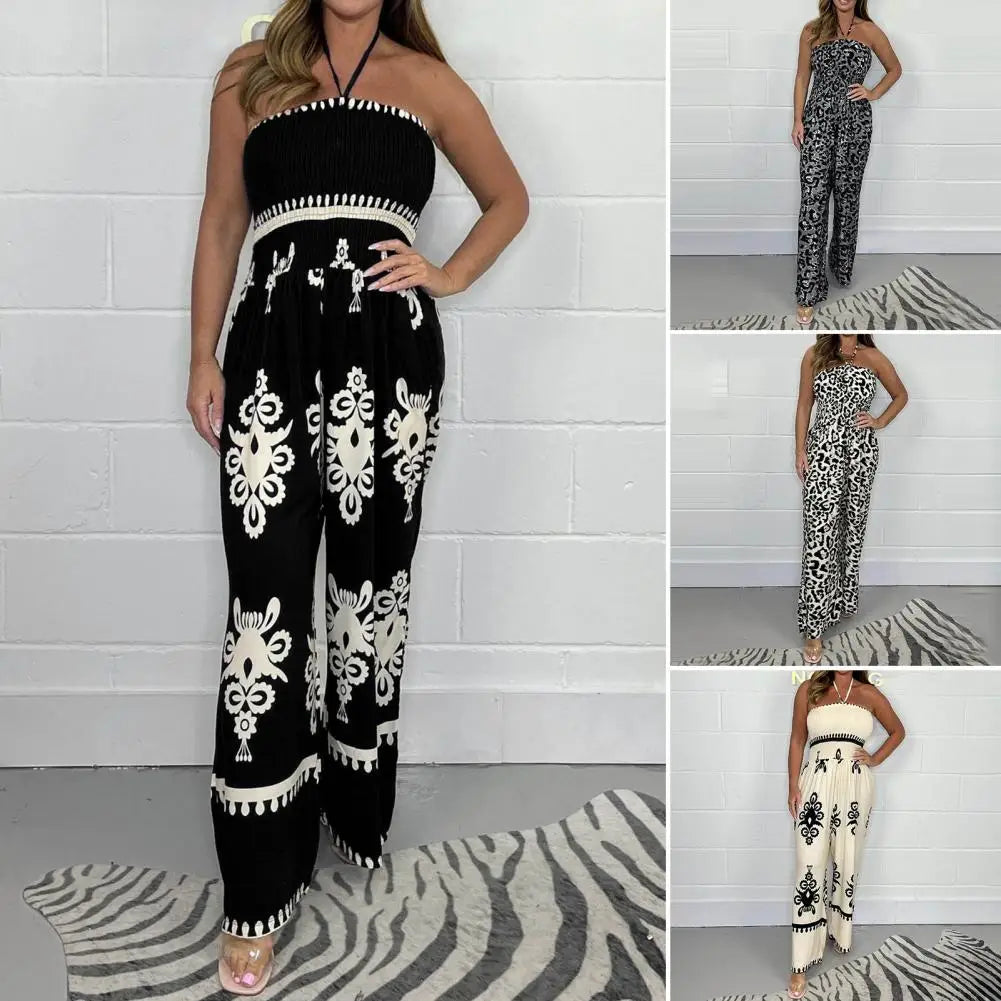 Aurora Leopardprint Jumpsuit