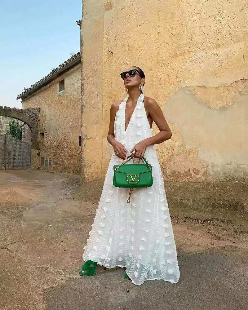 Moderno vestito lungo Leeter