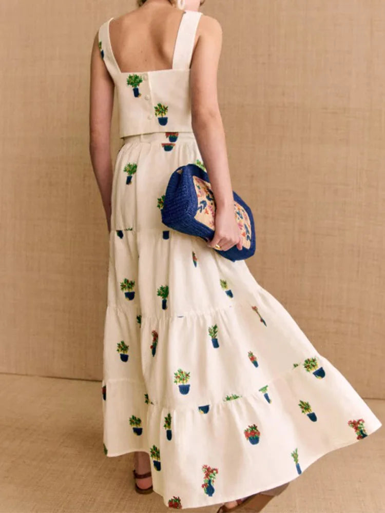 Luna Eleganza Zomers Tweedelig Set