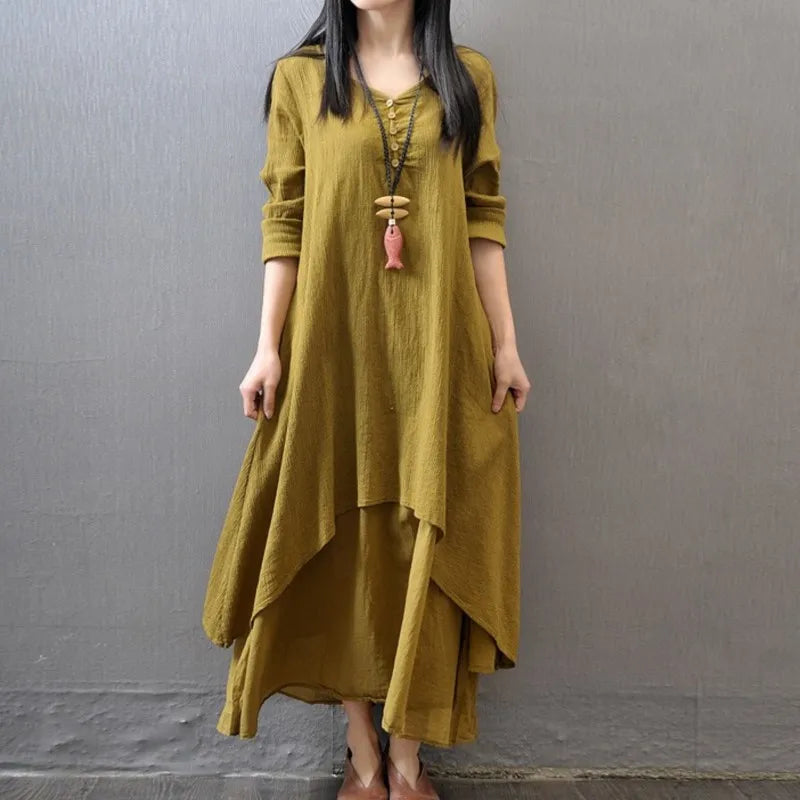 ModeMeester Beautiful Cotton Dress for Women