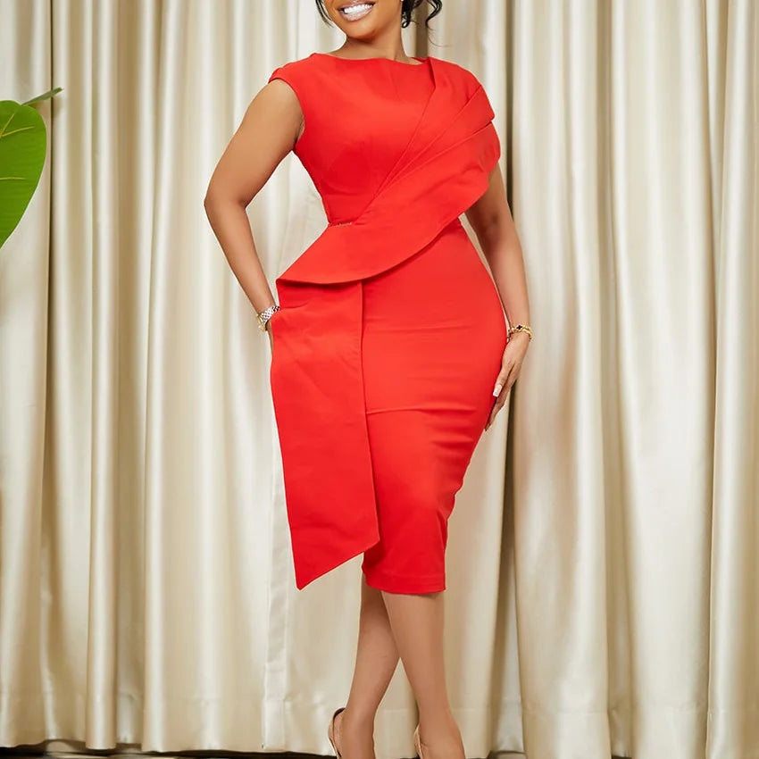 Betoverende En-Hals Jurk voor Vrouwen