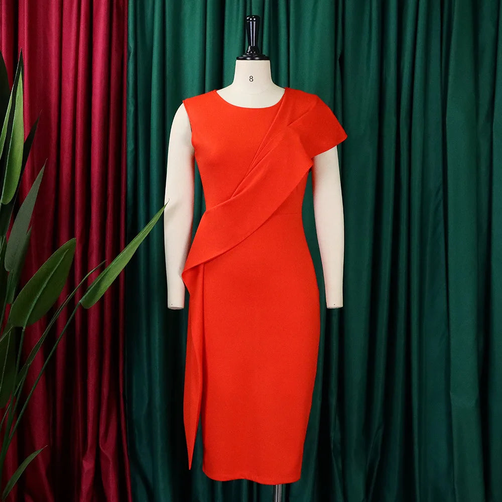 Betoverende En-Hals Jurk voor Vrouwen