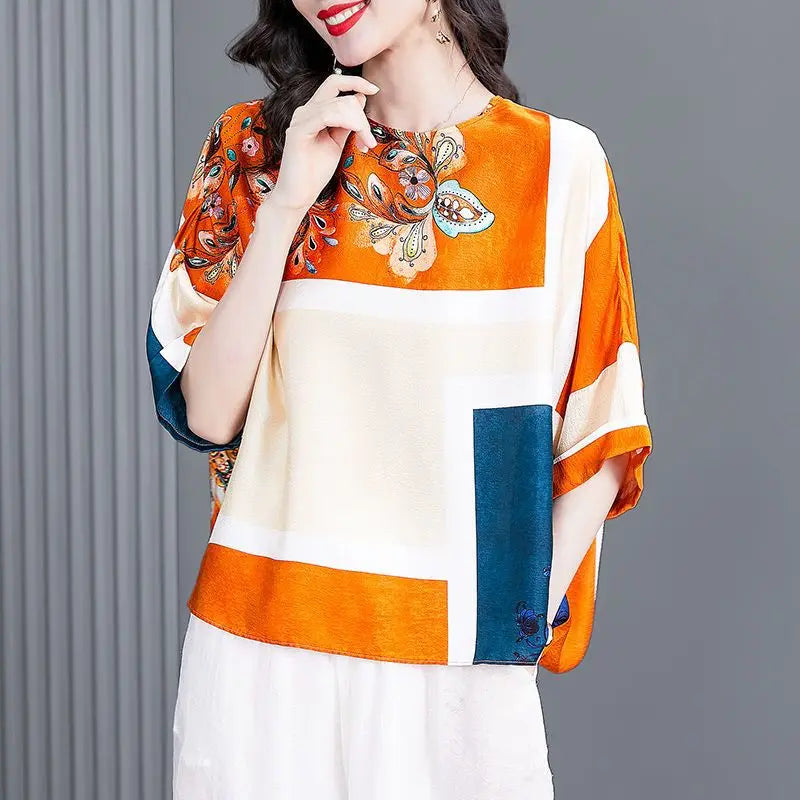 Luna Couture Prachtige Patchwork T-Shirts voor de Zomer!