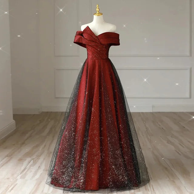 Enchanting Sexy Turtleneck Evening Prom Dresses For Women