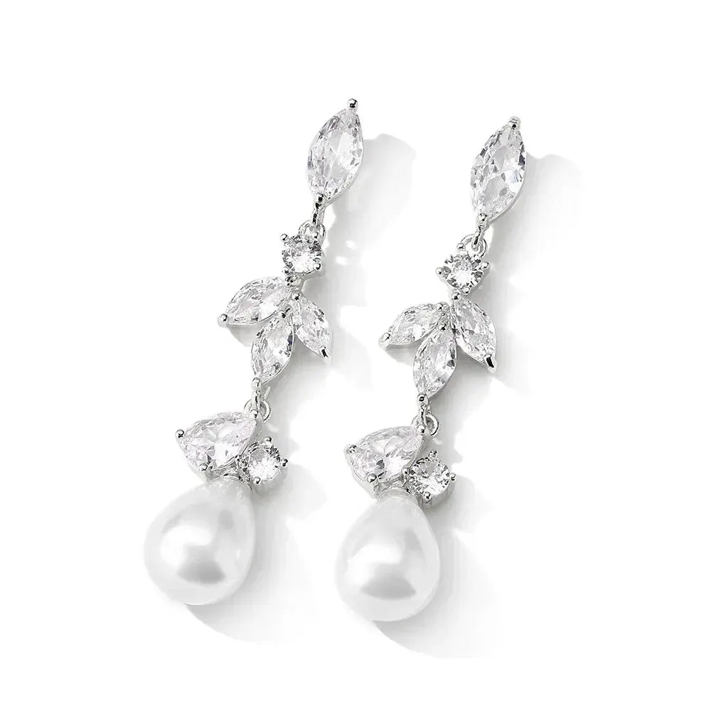 Betoverende Elegante Parel Oorbellen