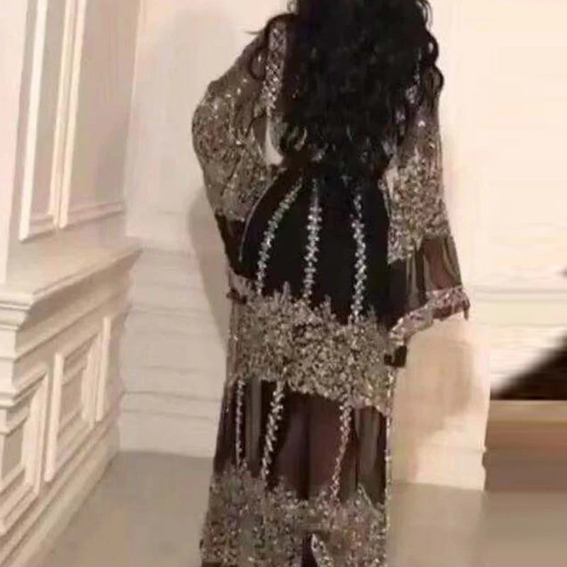 GlamourDames Elegante Glitter Avondjurk