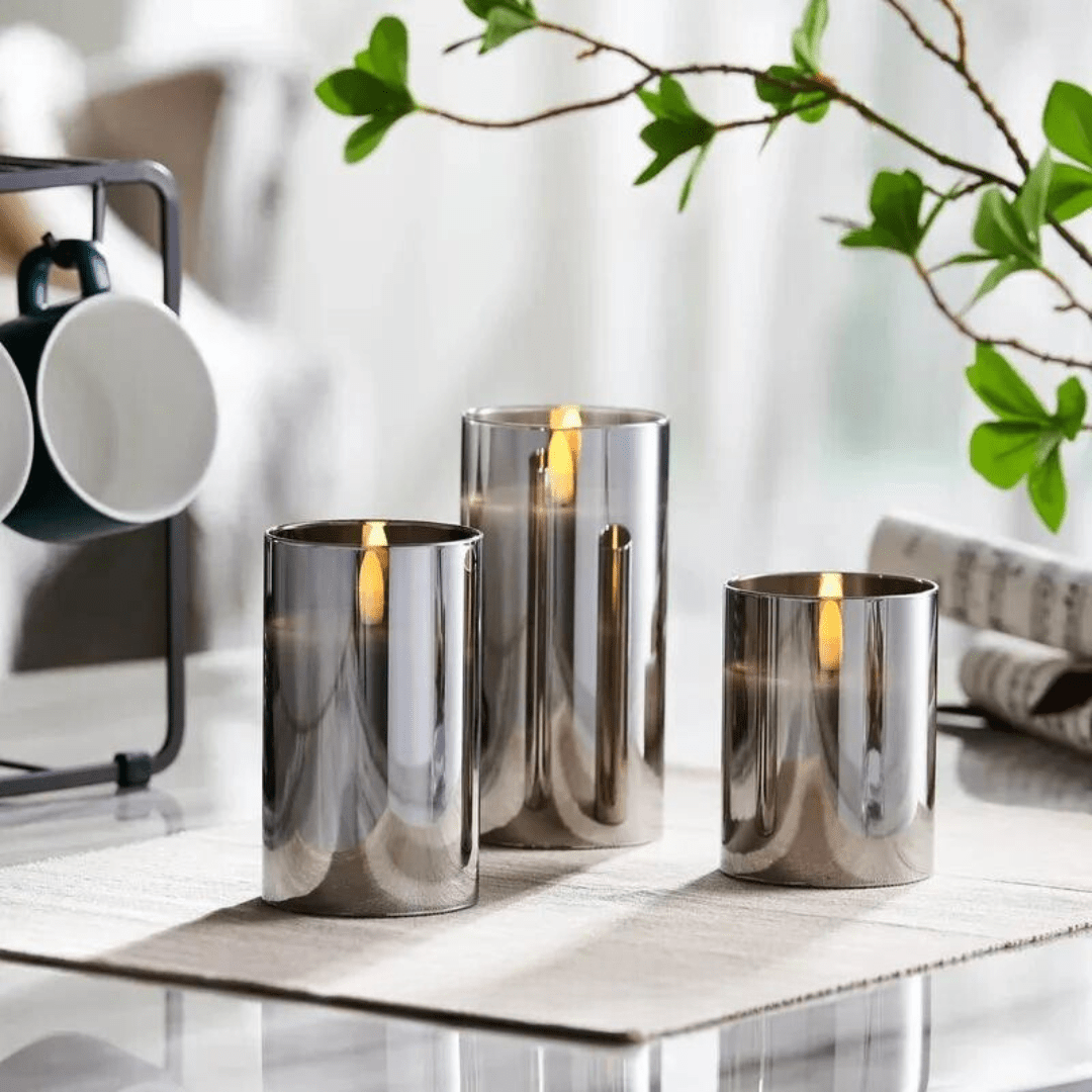 Eleganti candele LED a batteria