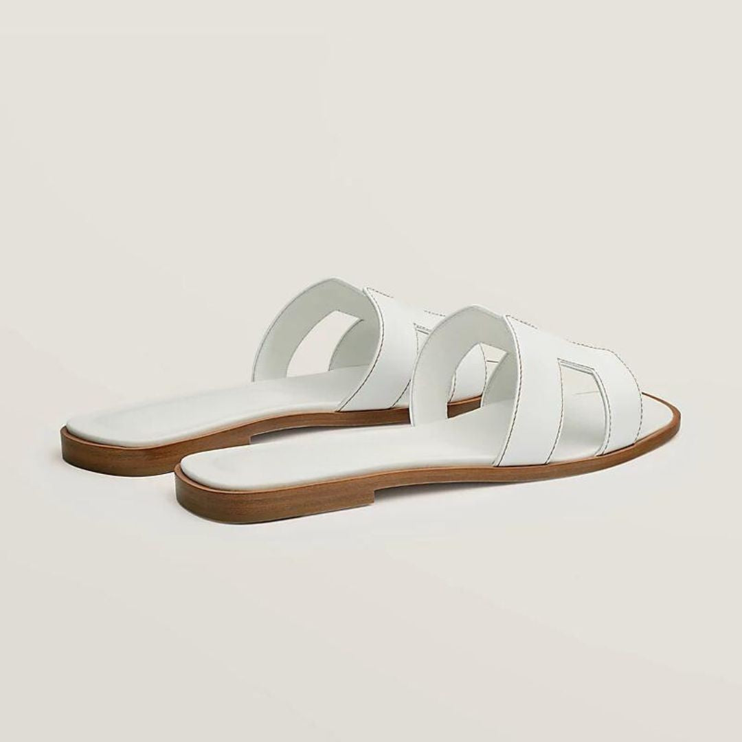 Elegante Leren Sandalen Dames met Verstelbare Band