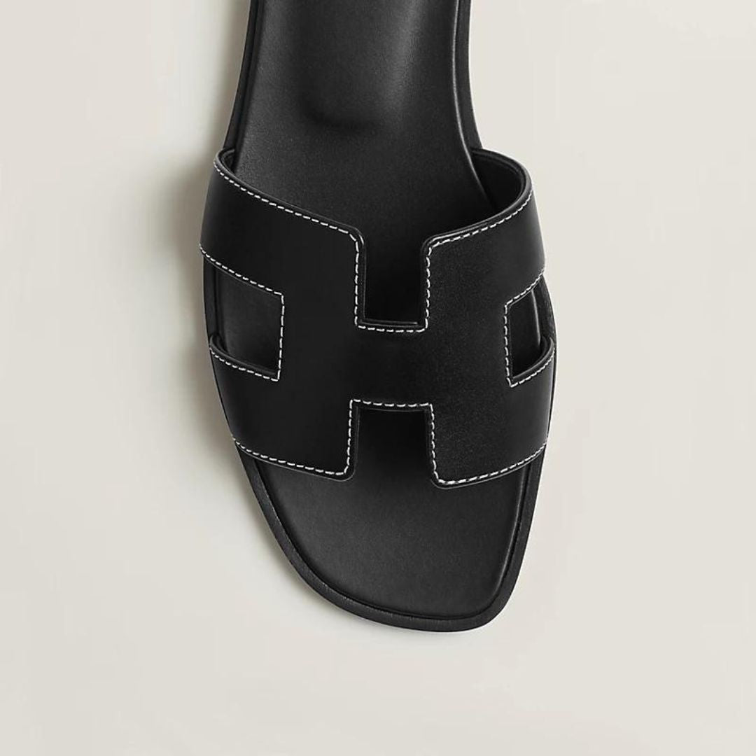 Elegante Leren Sandalen Dames met Verstelbare Band