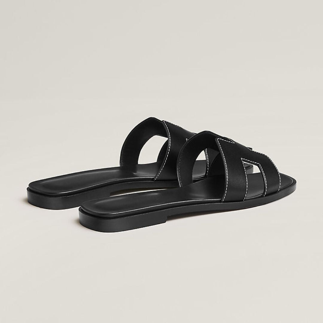 Elegante Leren Sandalen Dames met Verstelbare Band