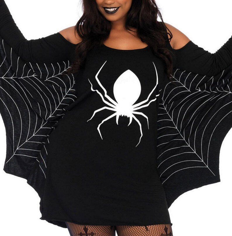 Erica | Mini gotische jurk voor Halloween