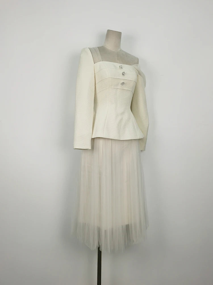 Nova Moda Elegante Herfst Tweedelige Set