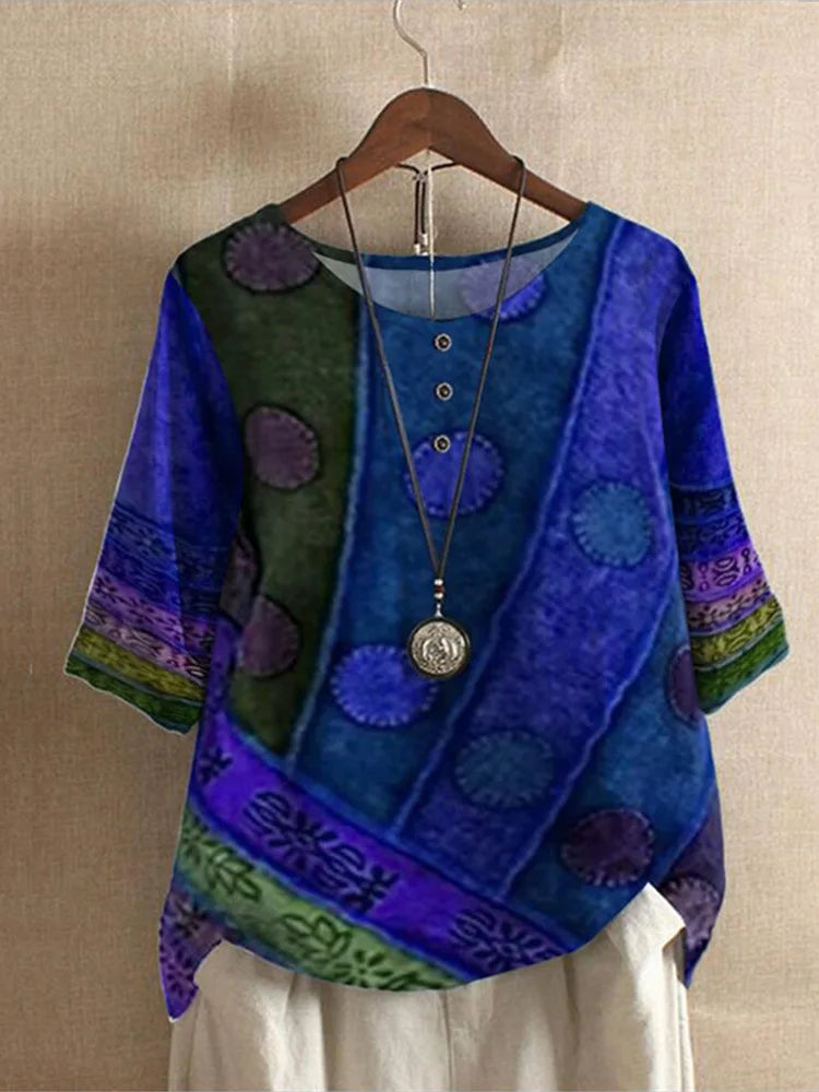 Oversized Ethnische Blouse van Stijlvol by Studio