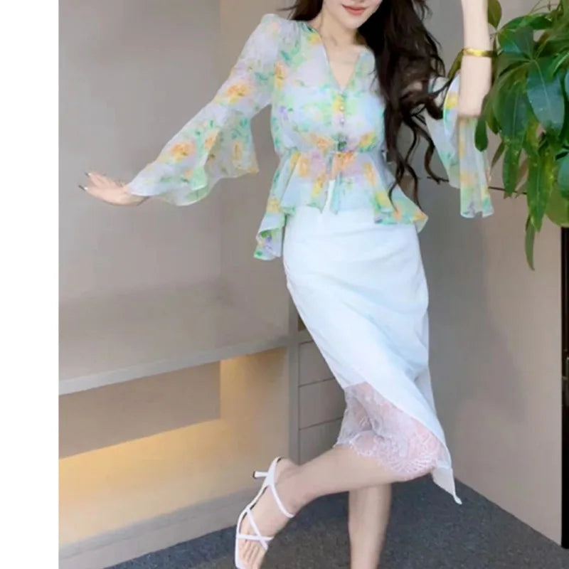 ChicAura Zomerse Betovering Damesblouse