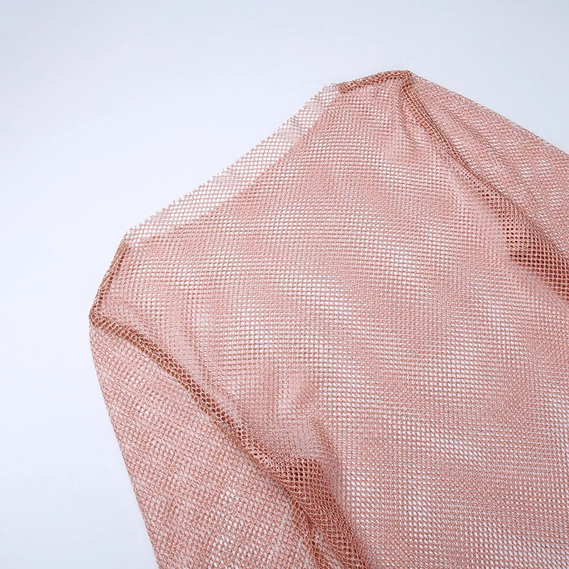 Lush Feather Mesh Party Jurk Voor Dames