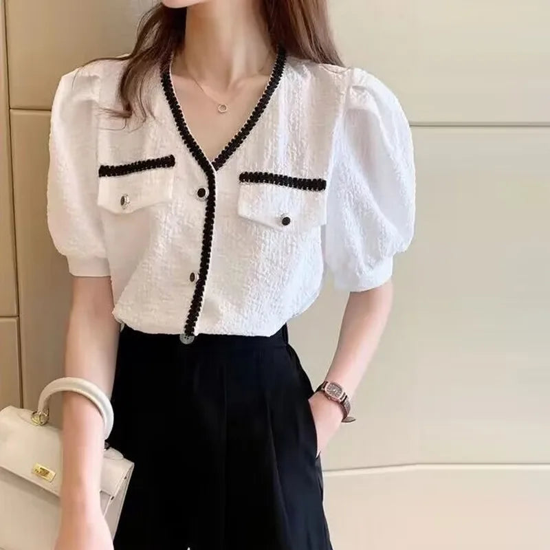 Elegante Chiffon Blouse voor Vrouwen van Stijlvol