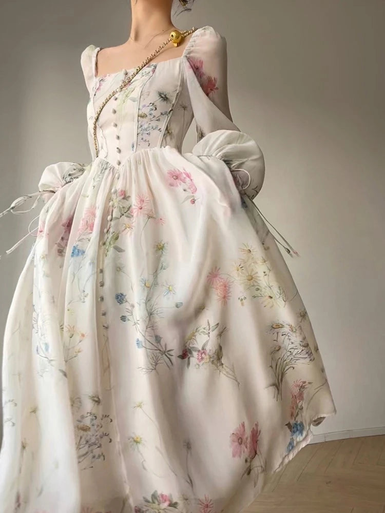 LunaBelle Abito da sera con fiori