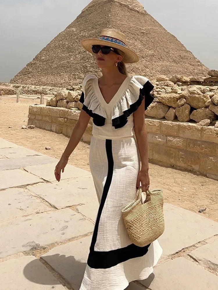 Sunny Dawn Patchwork Skirt Sets