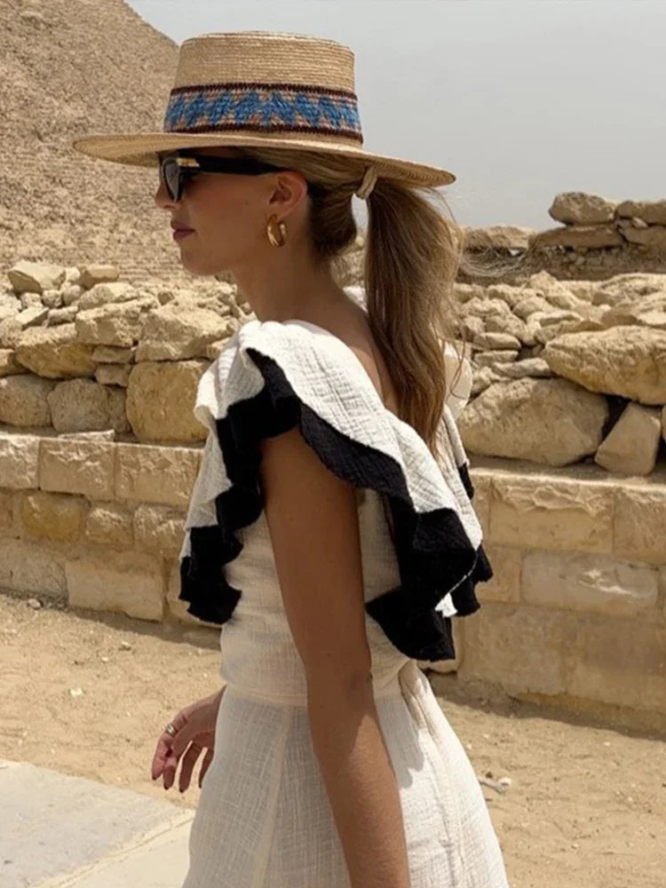 Sunny Dawn Patchwork Skirt Sets