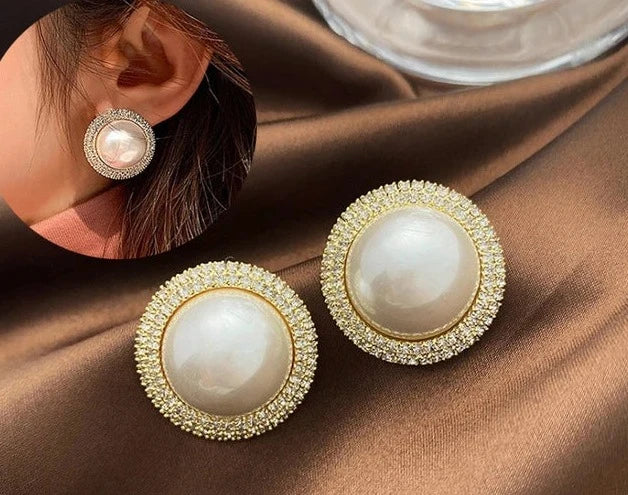 Geometrische Grote Ronde Oorbellen