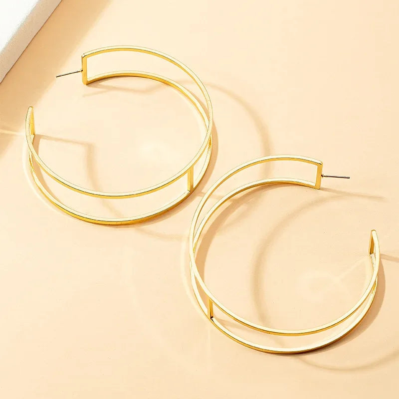 Stralende Ster Geometrische Oorbellen