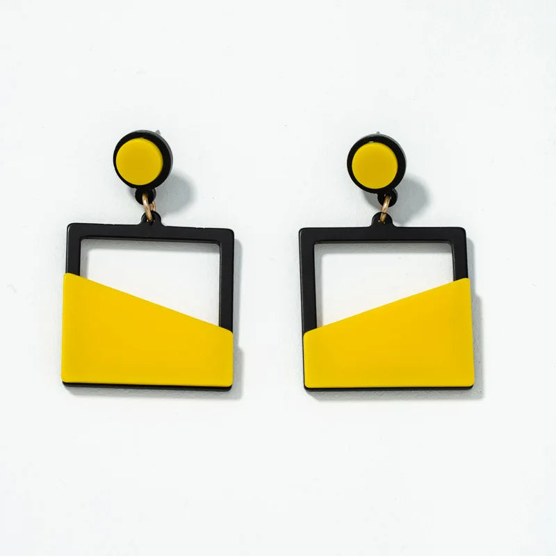 FlareSquared Square Earrings