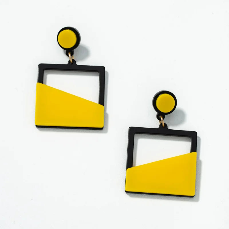 FlareSquared Square Earrings