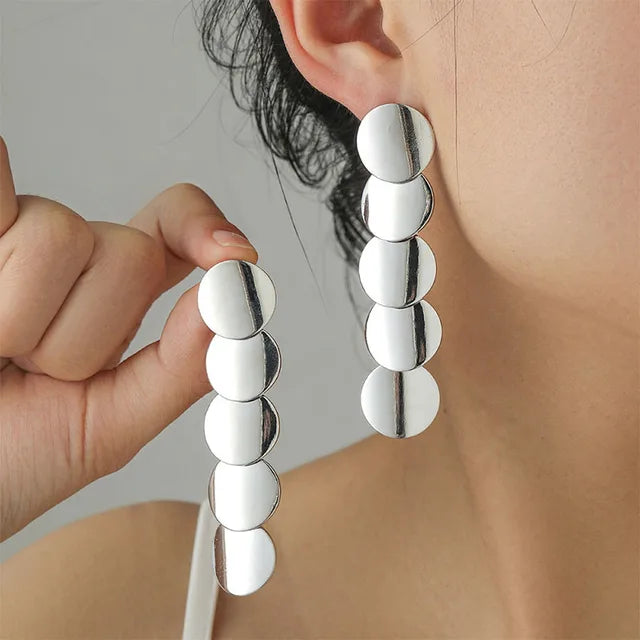 Juwelicious geometrische Statement-Ohrringe