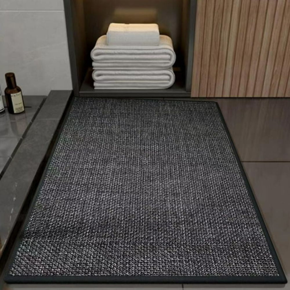 Tappetino da bagno intrecciato antiscivolo
