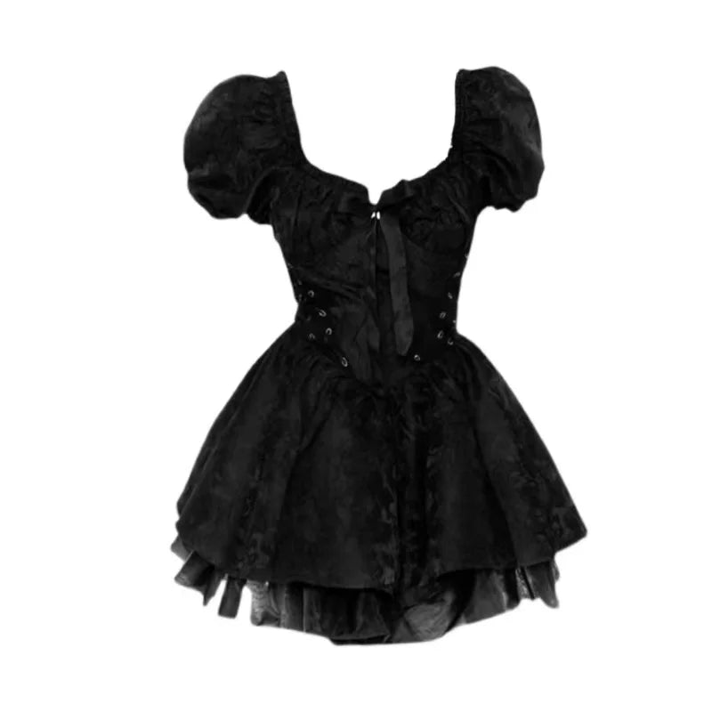Luna Black Mini Dress for Stylish Nights