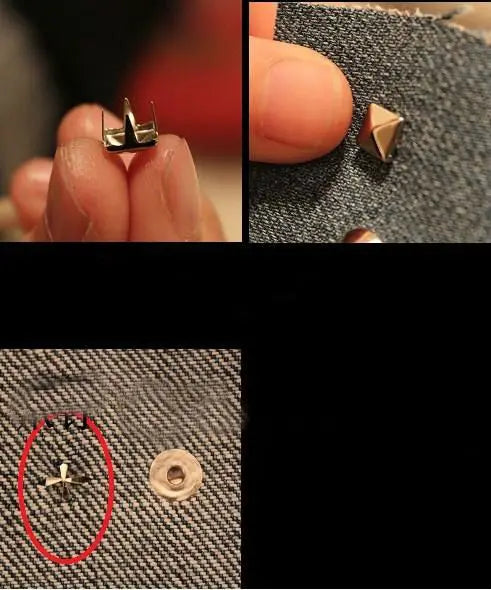 Gouden Piramideklauwen voor Lederambachten - Luxe Accessoires voor je Handwerk!