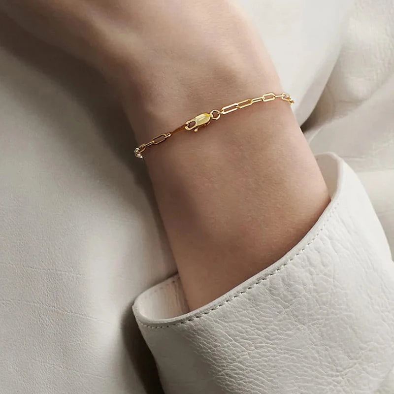 Luxe 18K Gouden Ovale Armband van Gra