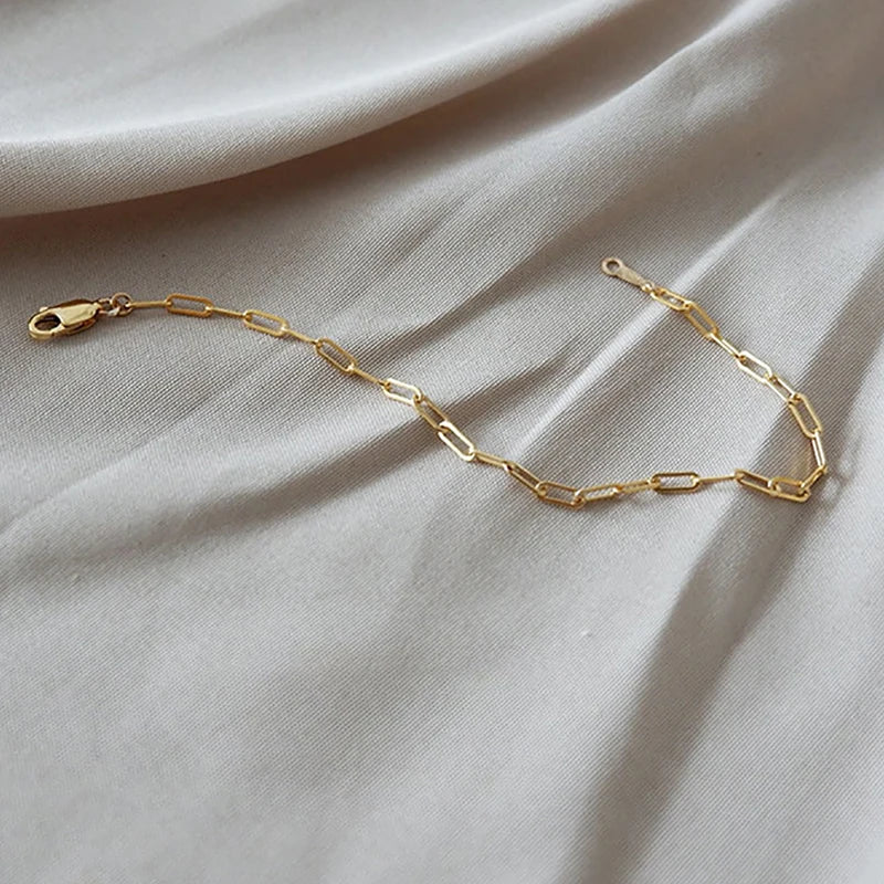 Luxe 18K Gouden Ovale Armband van Gra