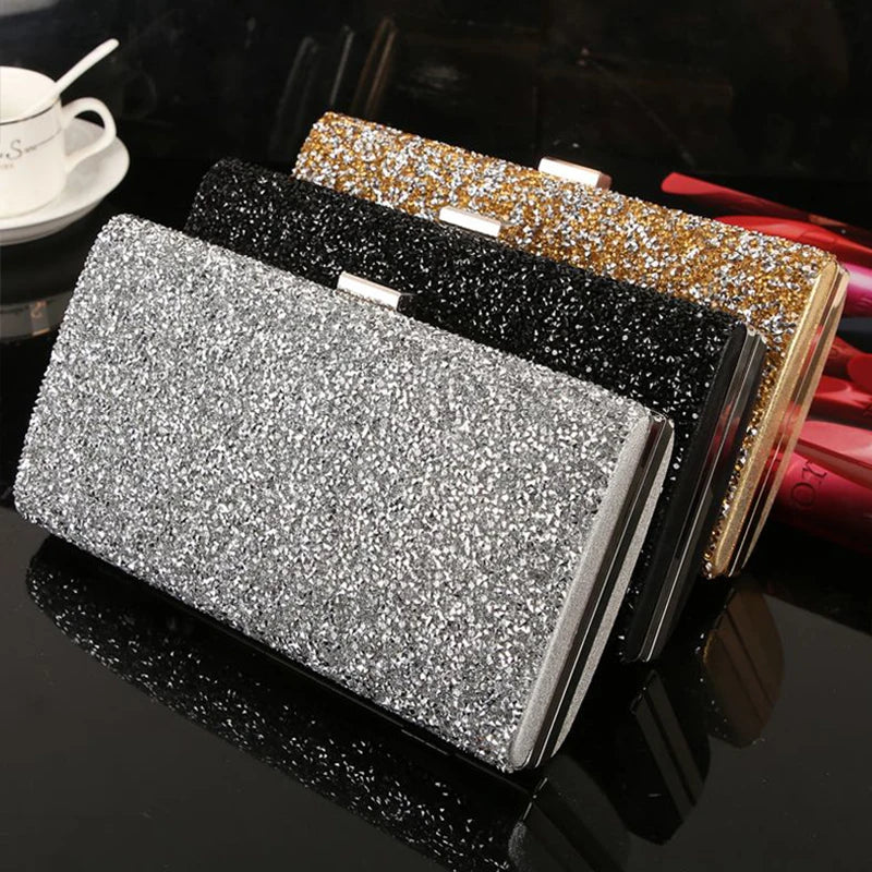 Stella Luxe Clutch Diamante