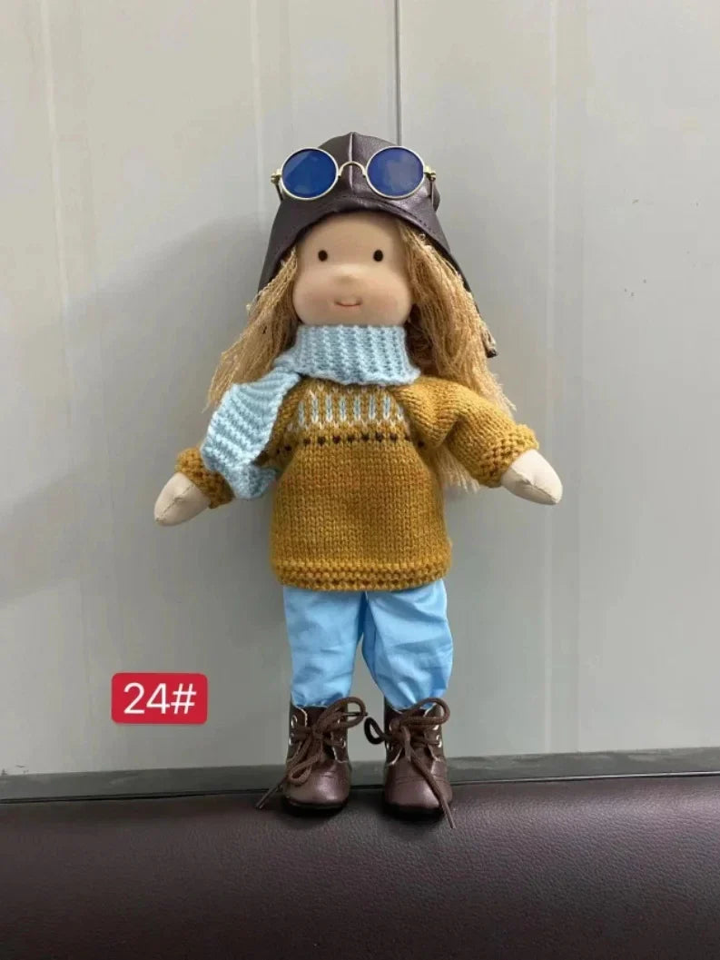 Handgemaakte Knuffel Pop van Zacht Katoen