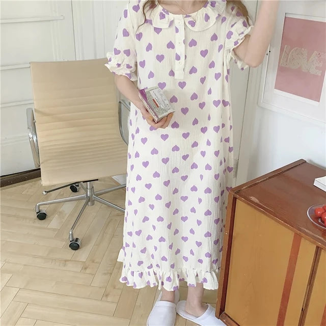 Camicia da notte estiva con stampa Hartjes Dreamy Nights di BellaCharm