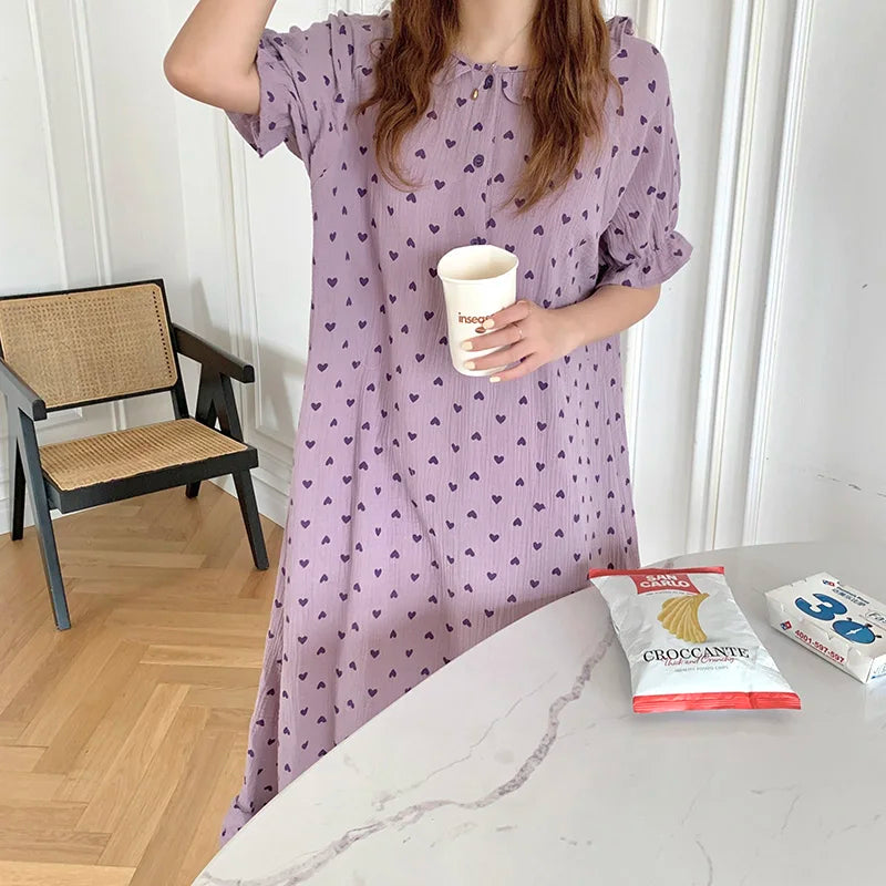 Camicia da notte estiva con stampa Hartjes Dreamy Nights di BellaCharm