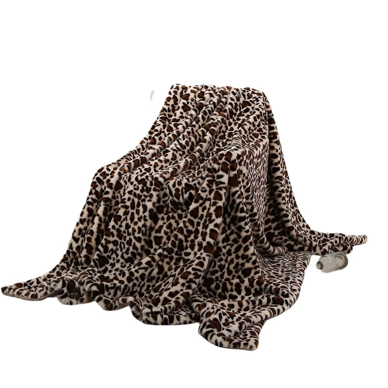 Haven | Luipaardprint | Fleece Deken