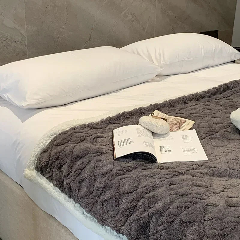 Havenloft | Koraal Fluwelen | Deken