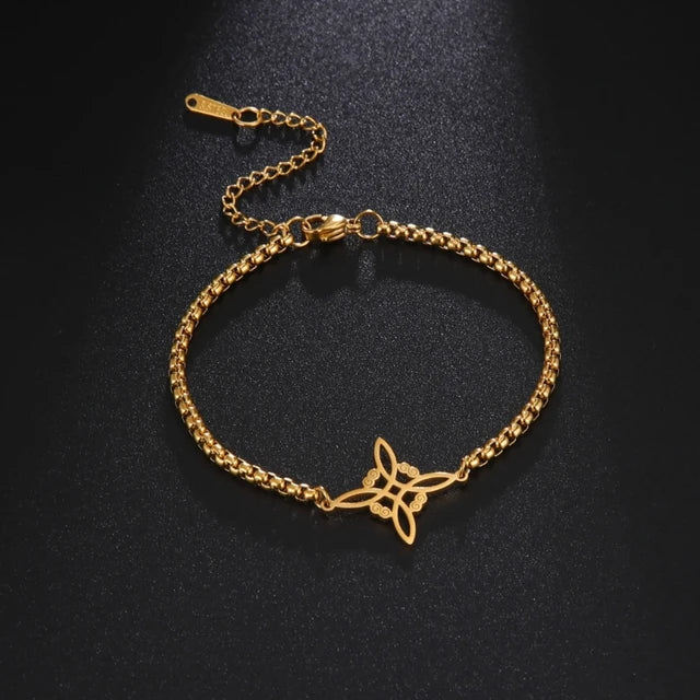 Betoverende Hekserij Heks Knoop Bedelarmband