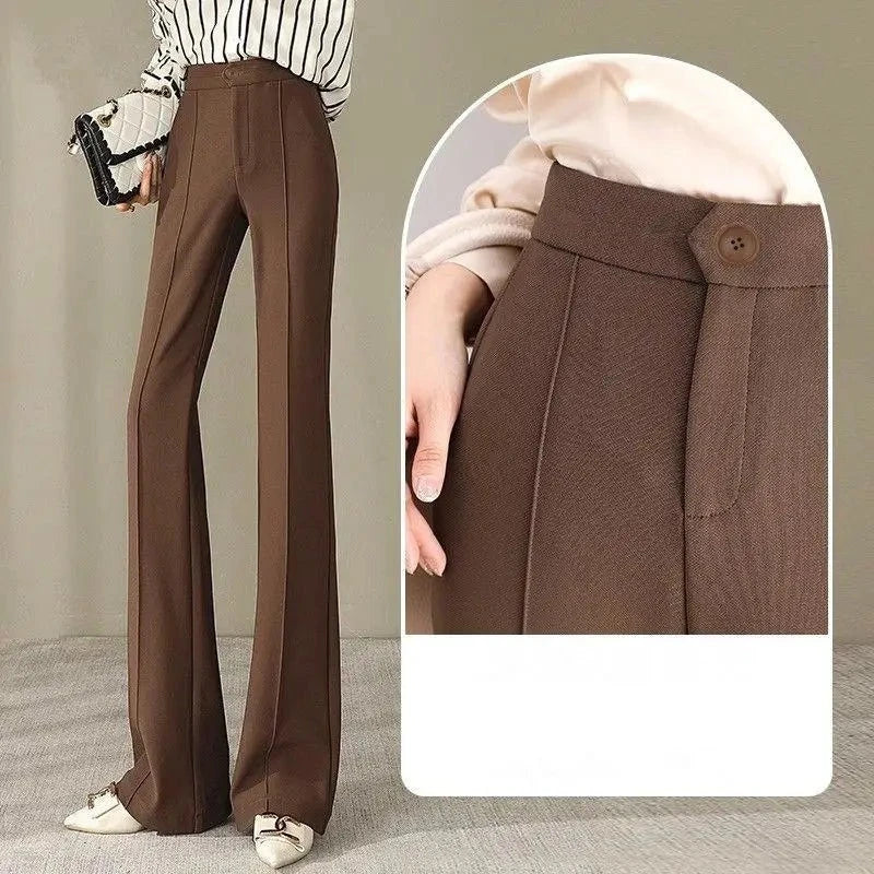 StyleSway Pantalón Acampanado Otoño Invierno