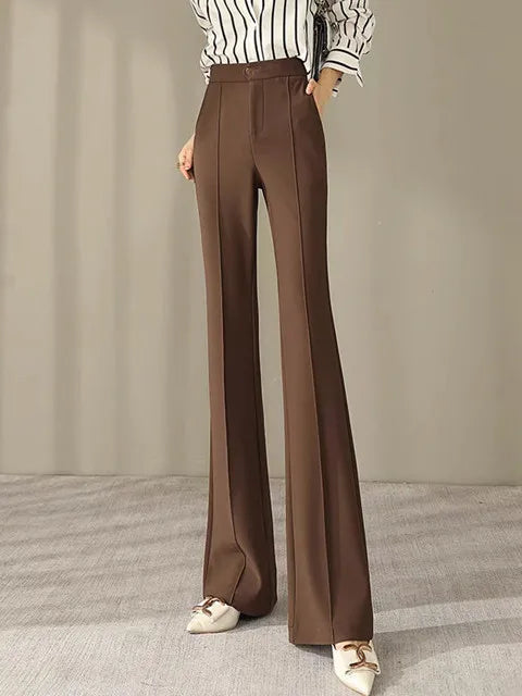 StyleSway Pantalón Acampanado Otoño Invierno