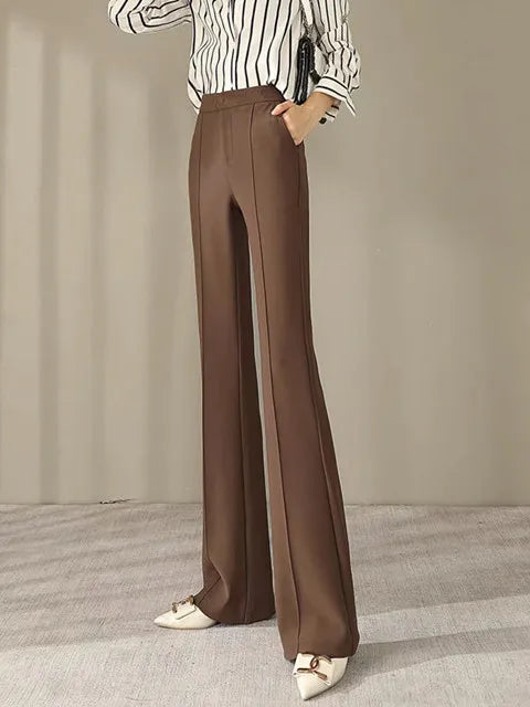 StyleSway Pantalón Acampanado Otoño Invierno