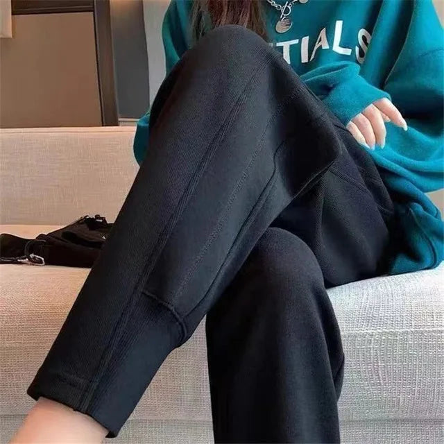 WinterWarm Automne Hiver 2024 Pantalon en molleton pelucheux