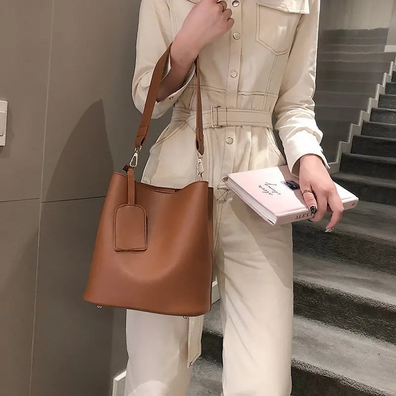 Damenmode Stilvolle Zweiteilige Taschenset