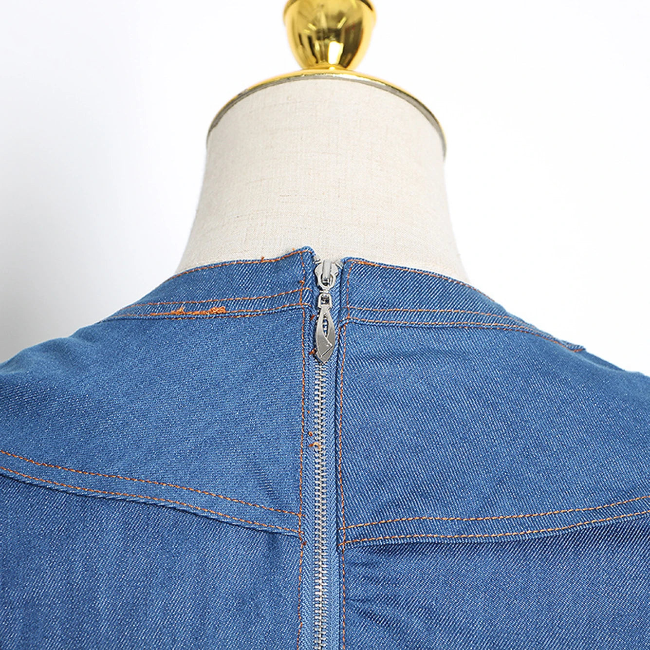 Stylish Sexy Denim Mini Dress