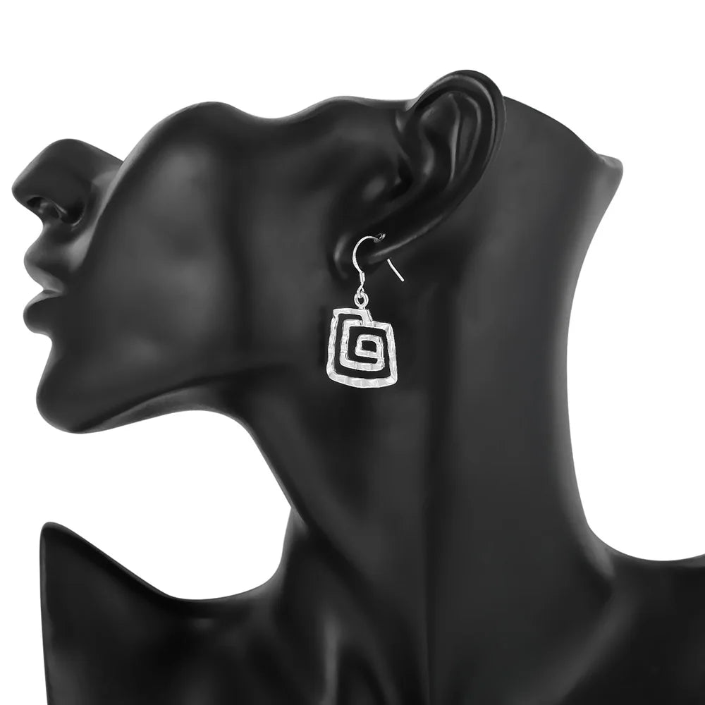 Betoverende Zilveren Drop Oorbellen van Zilverpracht