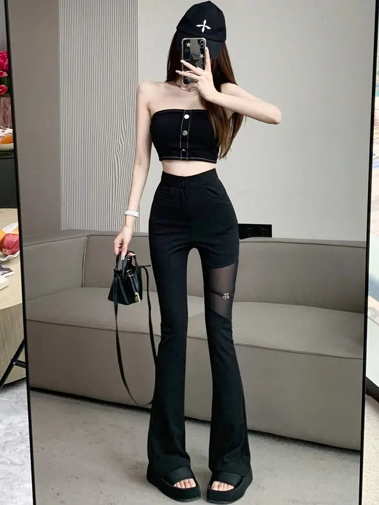 GlamourStyle Pantaloni Flare Estivi