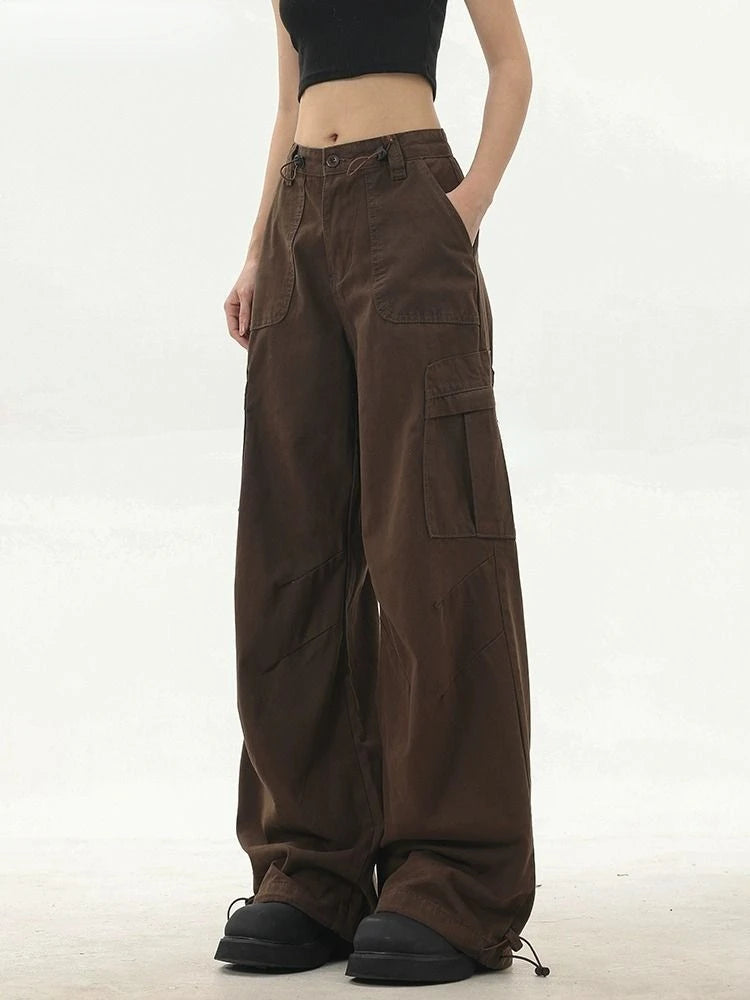 Pantalones Cargo Vintage para Mujeres - Estilo Y2K